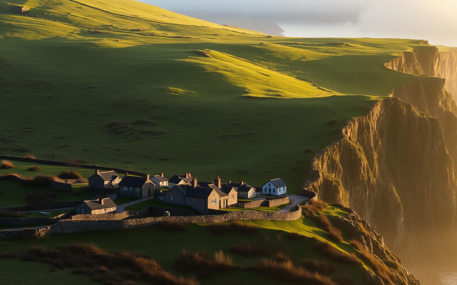 Irish coastal village